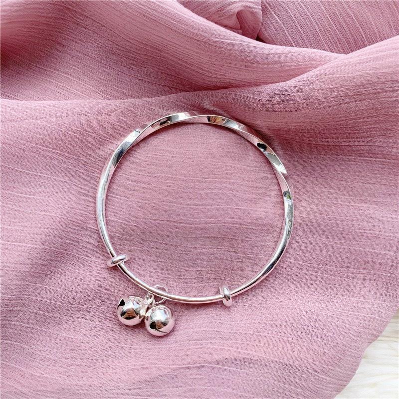 Vòng tay bạc nữ 925 đính kèm hạt sang trọng- Lắc tay nữ charm tinh tế, thanh lịch YAB04