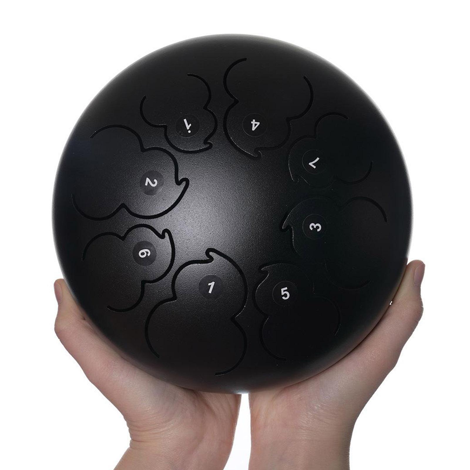 Notes 8"  Drum C / Travel Bag  Gift Black