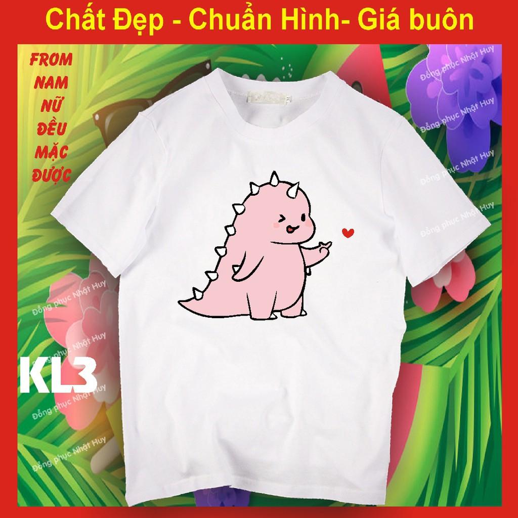 áo thun khủng long chibi 2 chất đẹp,bao đổi trả