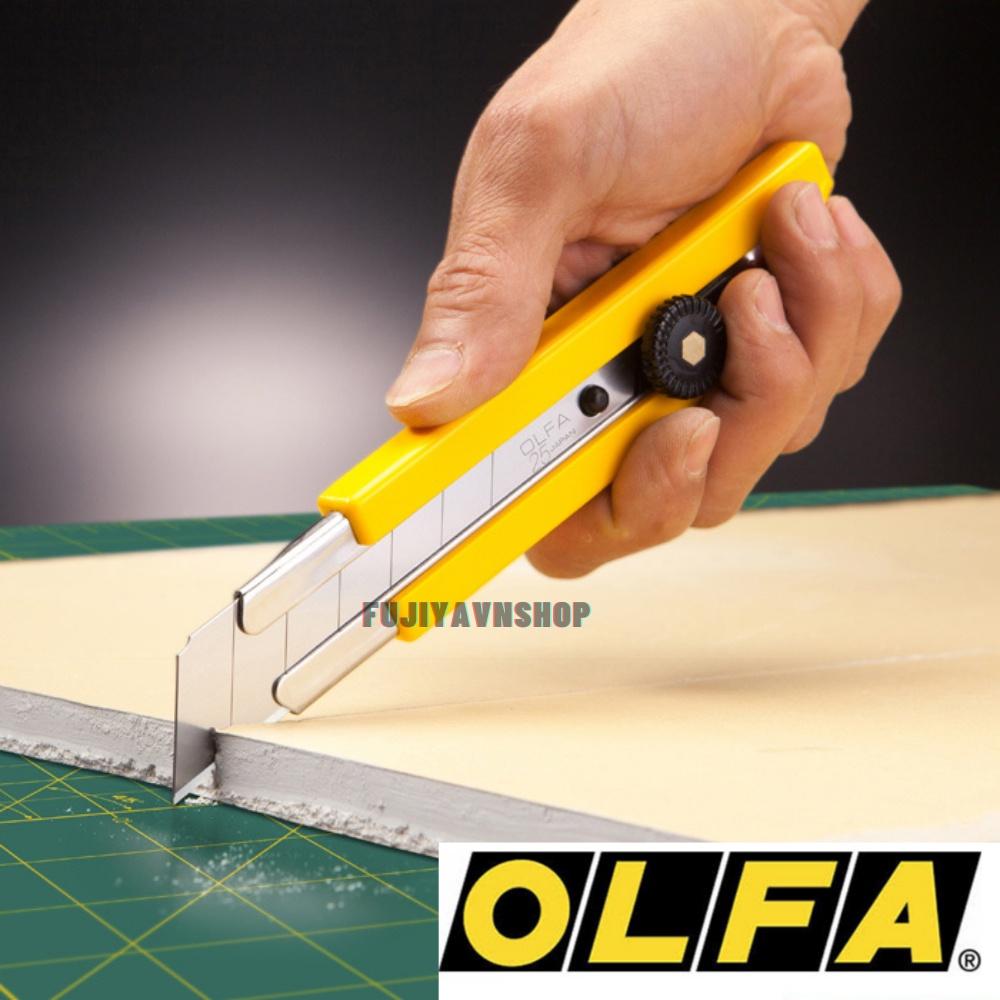 Dao cắt kỹ thuật khóa bánh cóc OLFA - H-1
