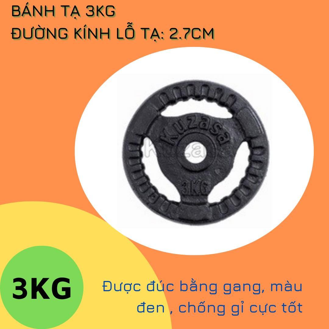 Bộ Đòn Tạ 1m5 - 46kg Tạ Gang