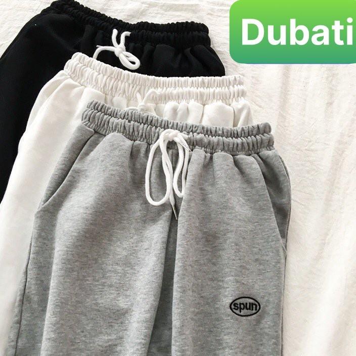 QUẦN JOGGERS THỂ THAO NAM NỮ SPUN 3 MÀU BO ỐNG SIÊU HOT- ODUBATI FASHION