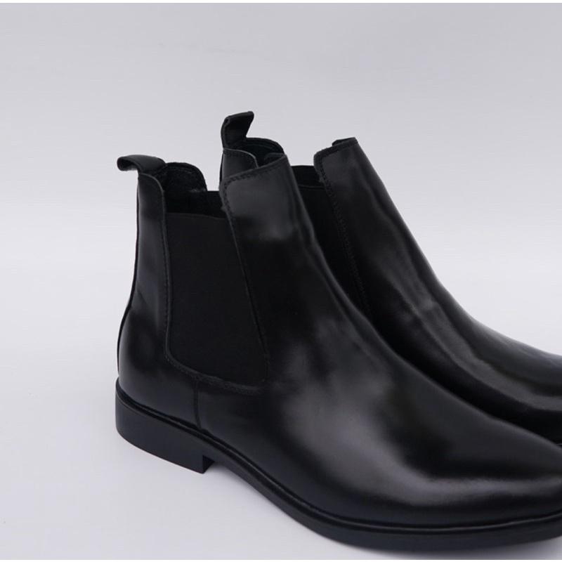 Chelsea boots Classic nam,giày nam da bò nguyên tấm YouTus