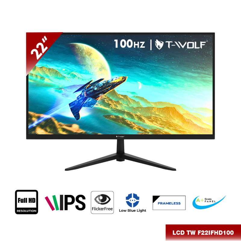 Máy Bộ T-Wolf H61R8S256L22i5-3570 (Case VP/Main H61/CPU i5-3570/Ram DDR3 8GB/SSD 256GB/Nguồn TW-E700W/LCD 22inch/Phím+Chuột) – Hàng Chính Hãng