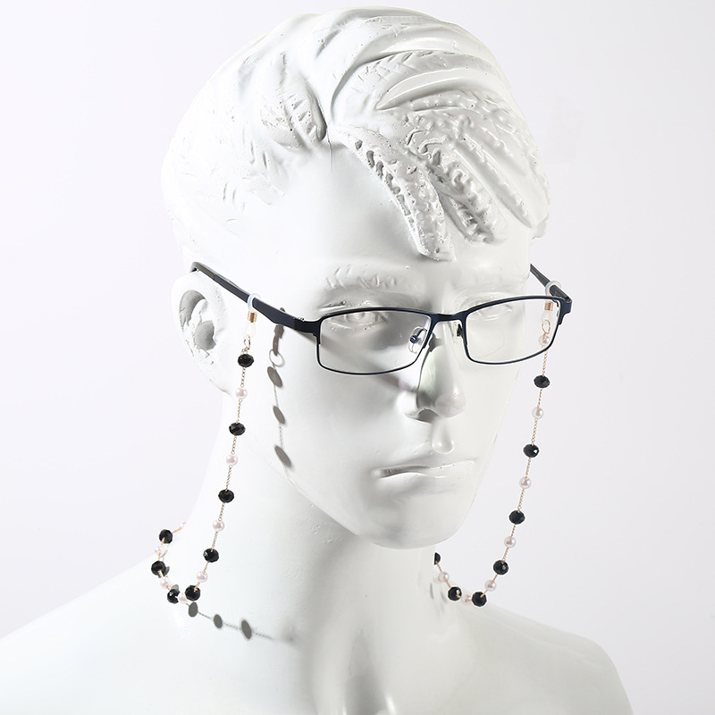 Dây đeo gọng kính dây đeo kính thời trang mix hạt cườm đen trắng ấn tượng nam nữ unisex  top top trend