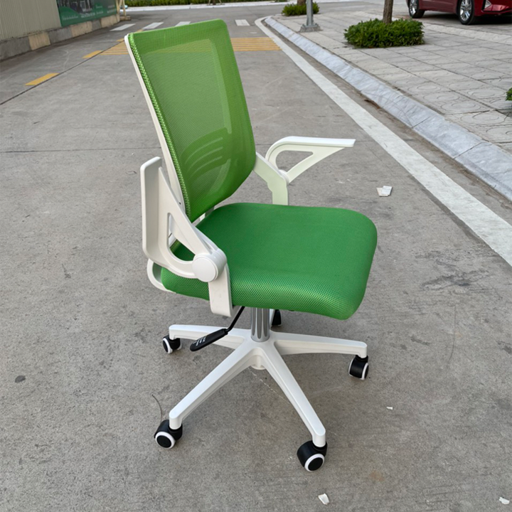 Ghế xoay văn phòng nhiều màu xoay 360 độ hiện đại đa năng - Ghế công thái học lưng lưới chân thép chống gỉ cao cấp GHP063 Giao màu ngẫu nhiên