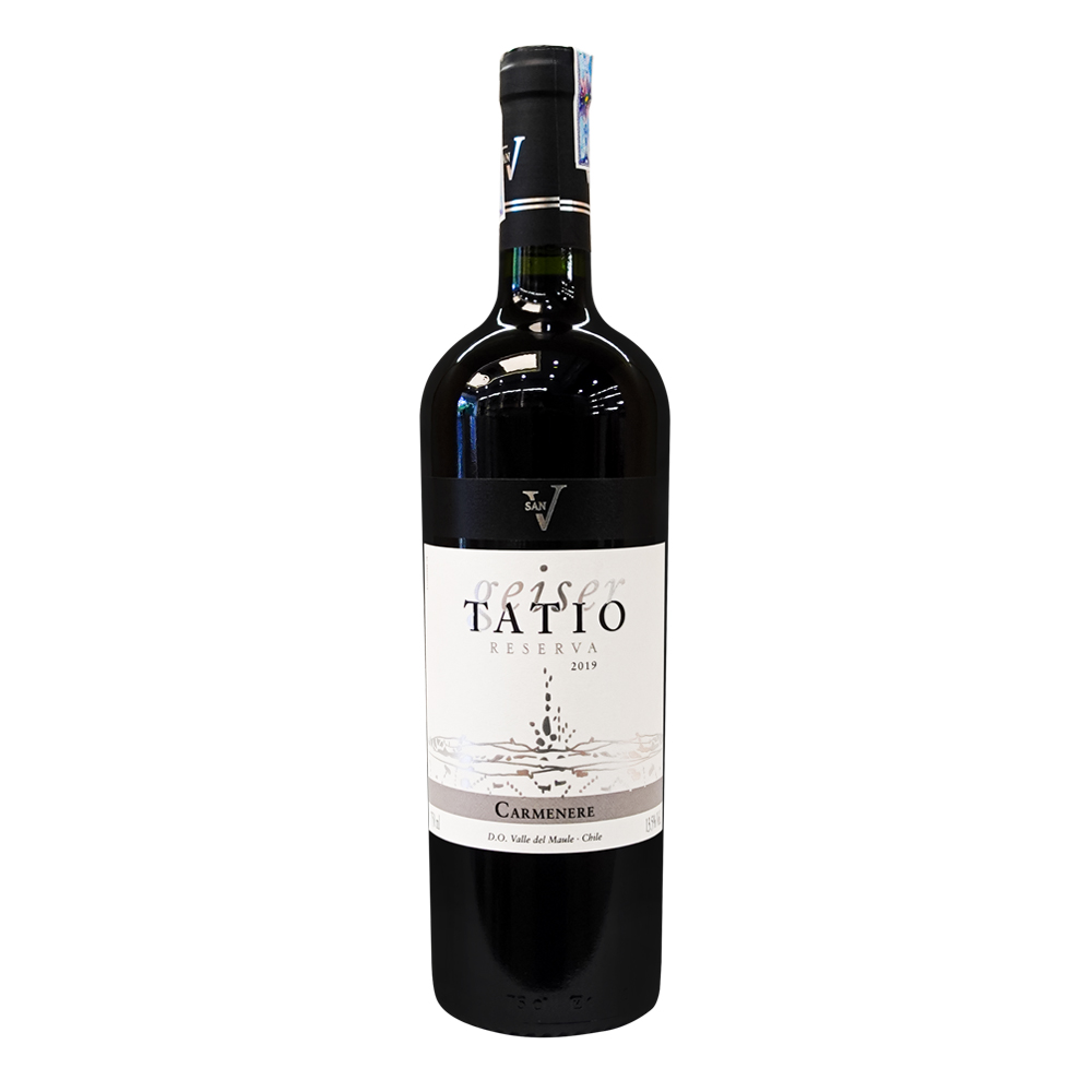 Rượu Vang Đỏ San Vicente Geiser Tatio Carmenere Reserva 750ml 13% - Chile - Hàng Chính Hãng