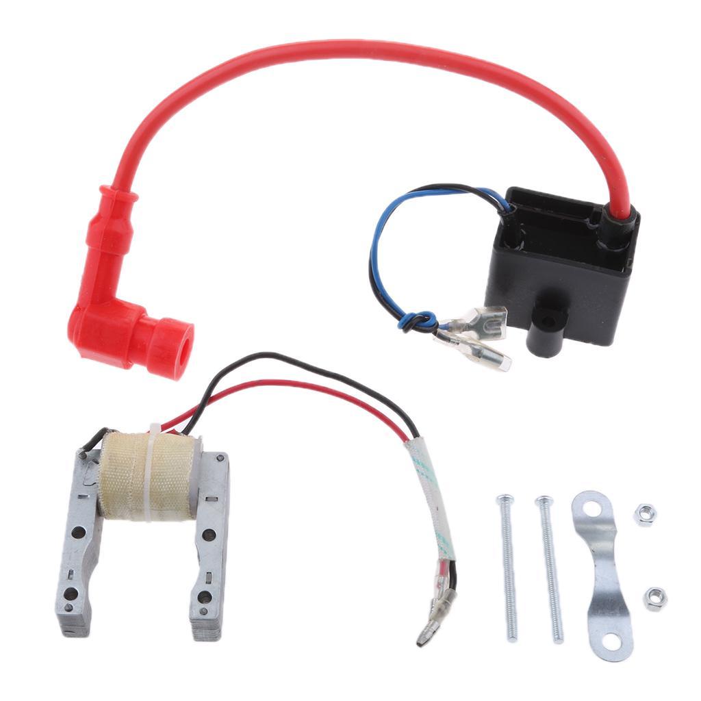 Magneto Coil & CDI Ignition Coil Universal Fit for 49CC-80CC 2-Stroke Engine