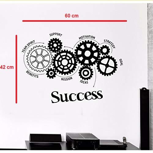 Decal Dán Trang Trí Góc Làm Việc, Dán Văn Phòng "SUCCESS" mẫu 3 - Decal Dán Tường Cao Cấp AmyShop