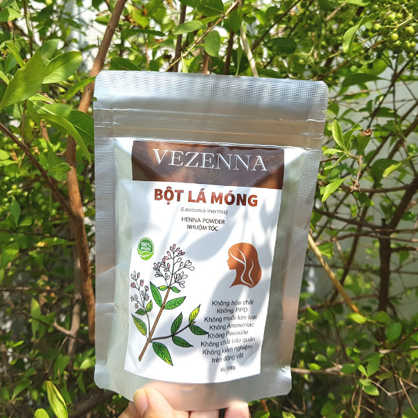 Bột lá móng nguyên chất Vezenna - 100g