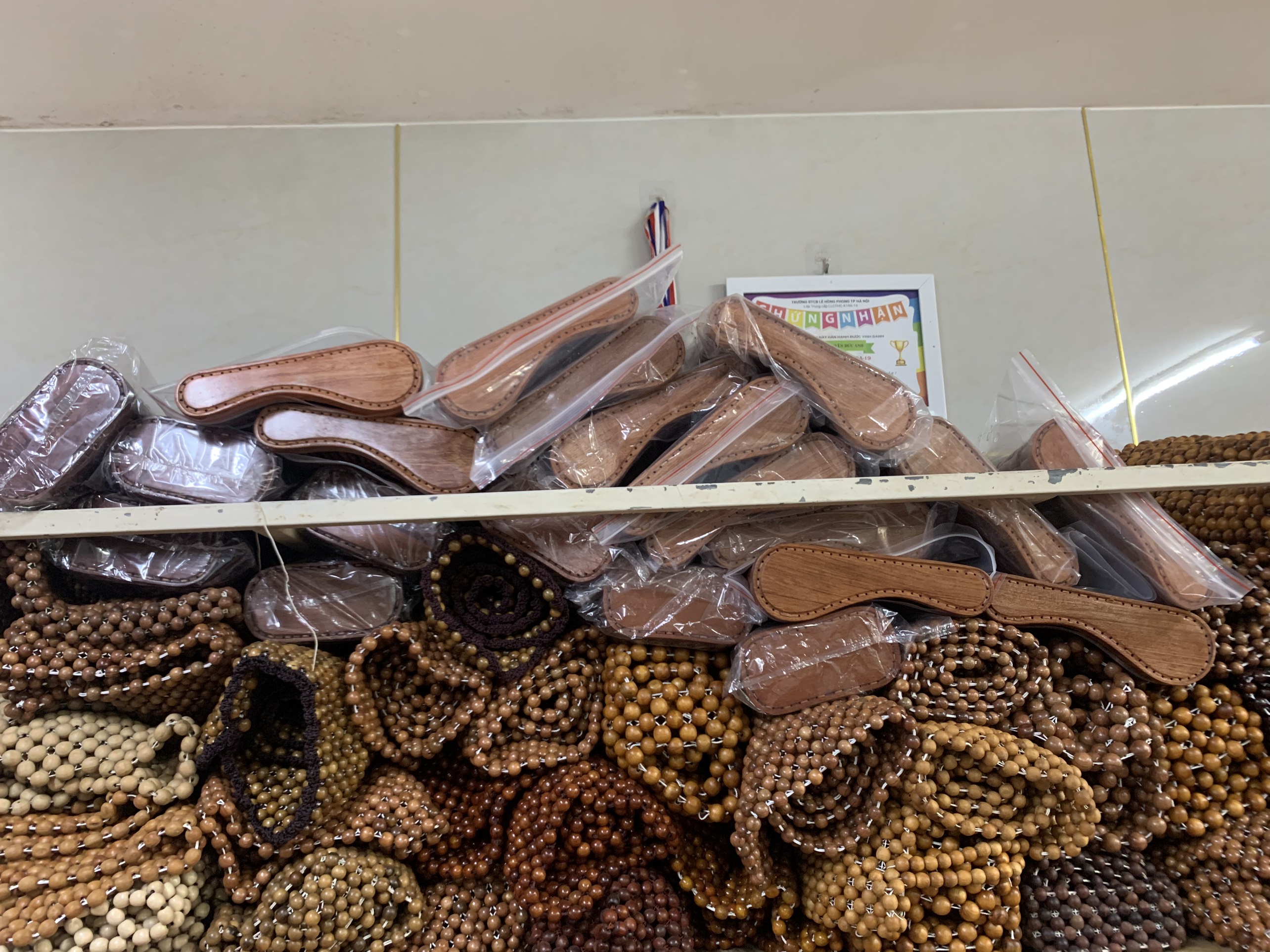 Gối Gỗ Hương Miếng Cao Cấp - Gối Công Thái Học