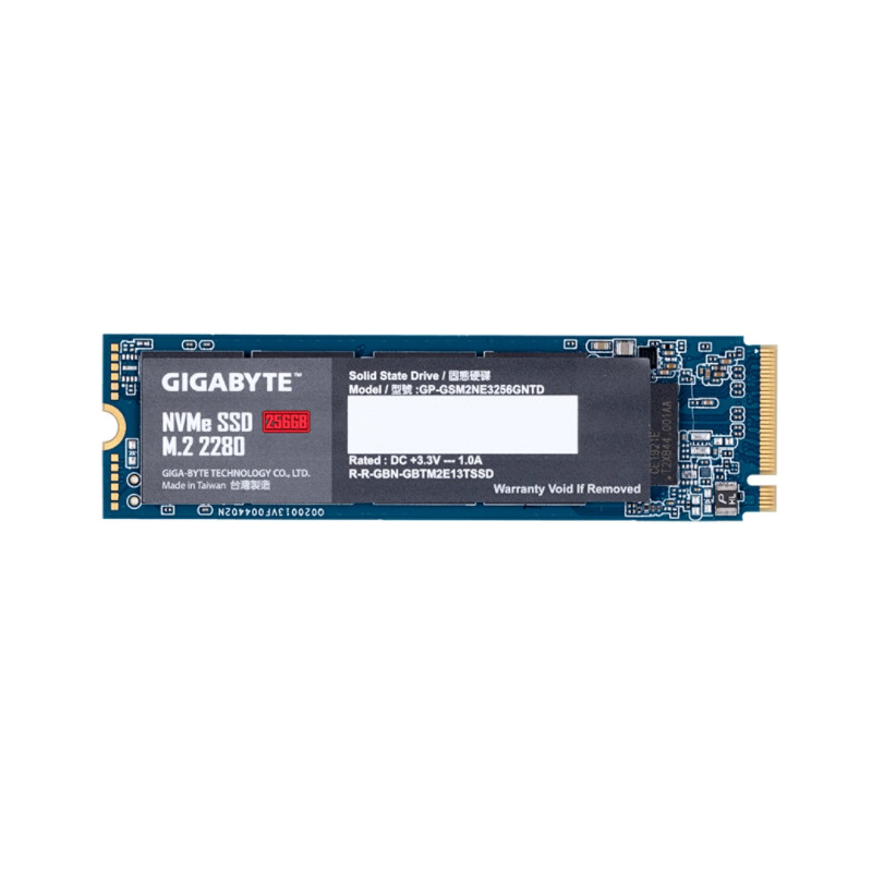 Ổ cứng SSD Gigabyte 256GB M.2 PCIe NVMe Gen3x4 - Hàng chính hãng