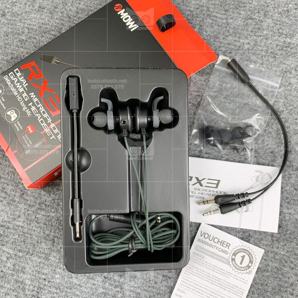  Tai nghe Gaming Plextone xMOWi RX3 dual Mic hỗ trợ chơi game PUBG COD- Hàng chính hãng