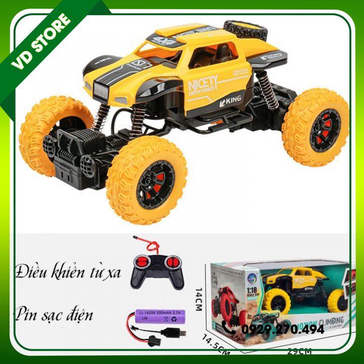 Xe Điều Khiển Từ Xa Dùng Pin Sạc - Xe Điều Khiển Từ Xa Siêu Bền - Hàng Cao Cấp - Xe Kích Thước To