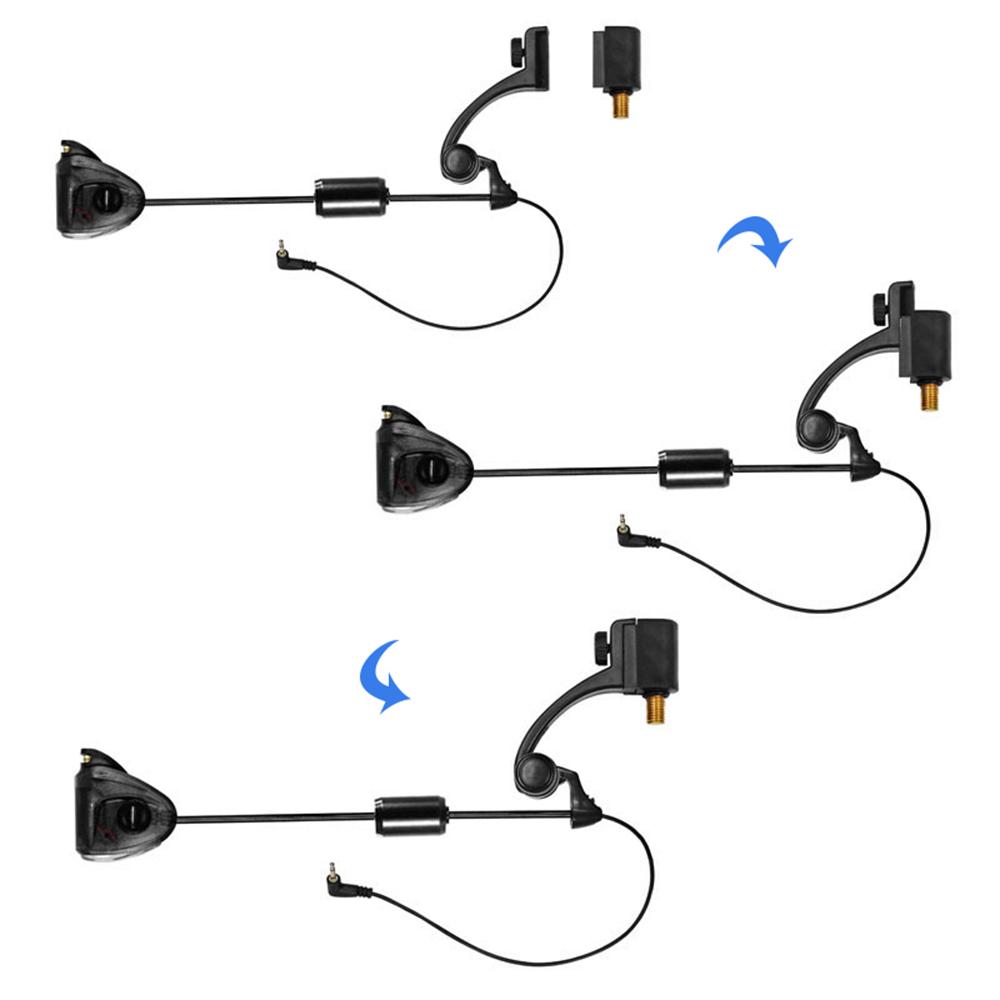 Bộ Móc Câu Cá Còn Đèn Led Báo Hiệu Cá Cắn Câu