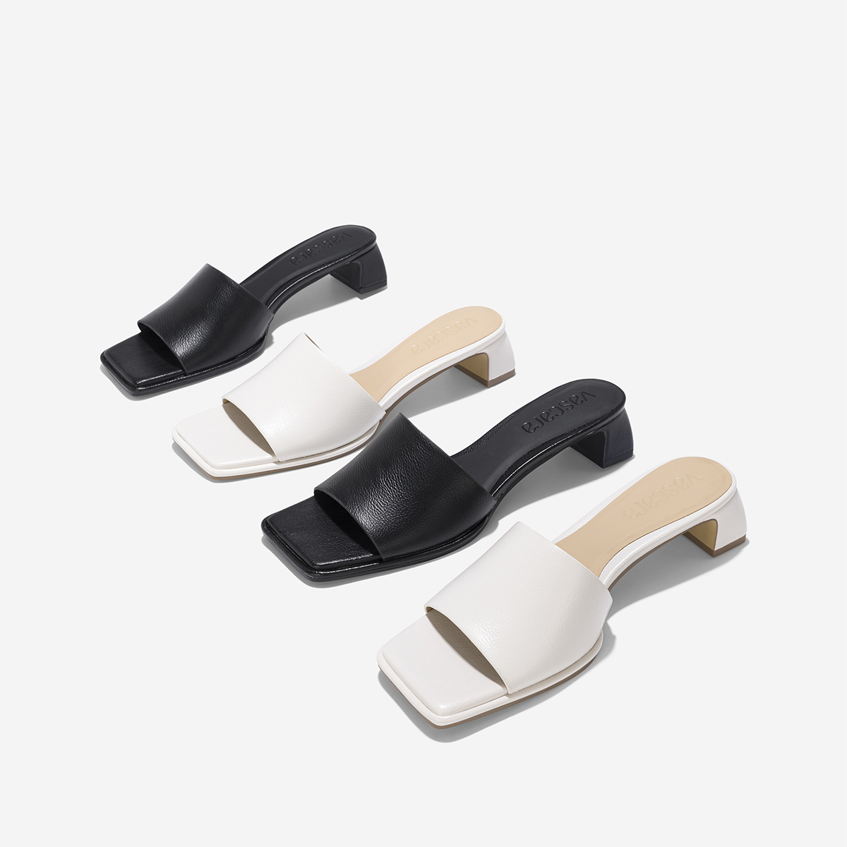 Vascara Guốc Quai Ngang Gót Trụ - GNN 0214