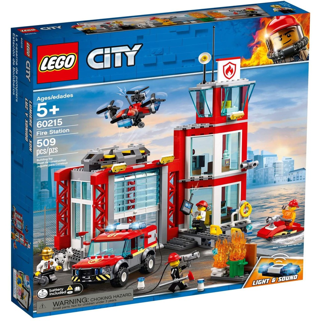 Bộ lắp ráp Trạm Cứu Hỏa - LEGO City 60215