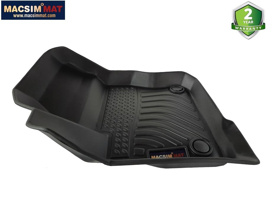 Thảm lót sàn xe Ford Focus 2012-2020 Nhãn hiệu Macsim chất liệu nhựa TPV cao cấp màu đen