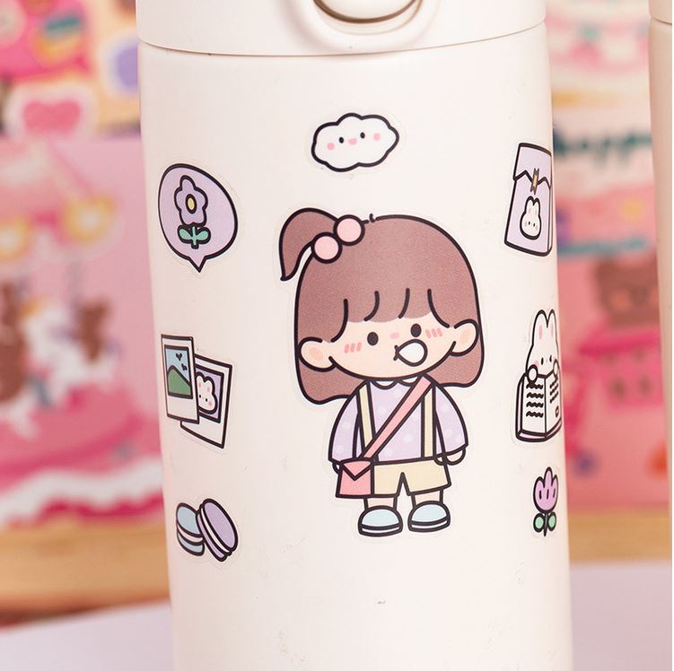 Sticker Cute, Hình Dán Dễ Thương Trang Trí - S01