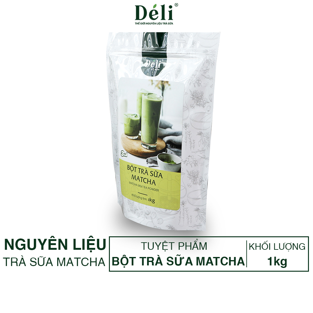 Bột Trà sữa Matcha 3in1 Déli 