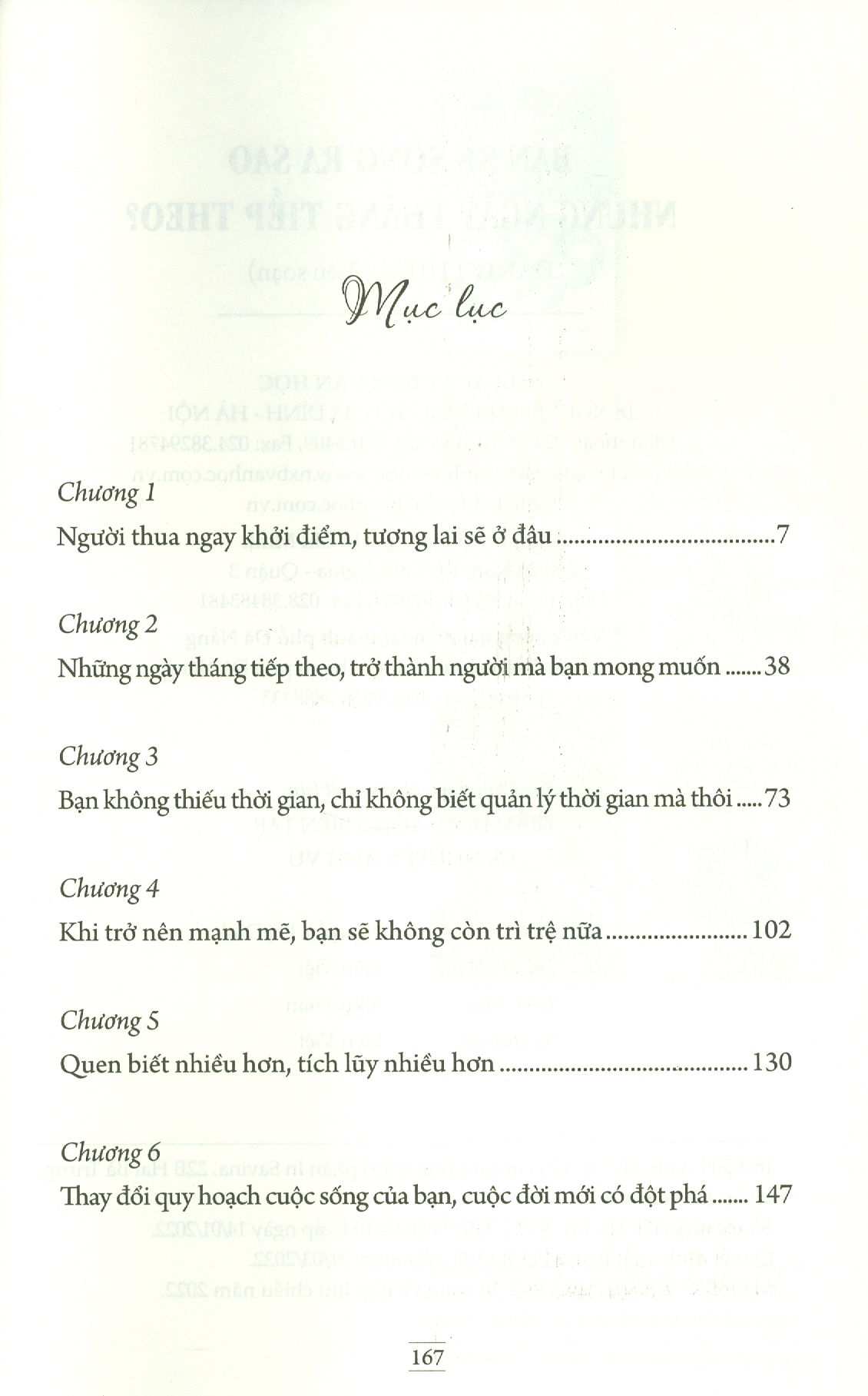 Bạn Sẽ Sống Ra Sao Những Ngày Tháng Tiếp Theo?