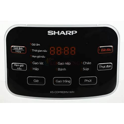 Nồi cơm điện tử Sharp 1.8 lít KS-COM183MV - Hàng chính hãng