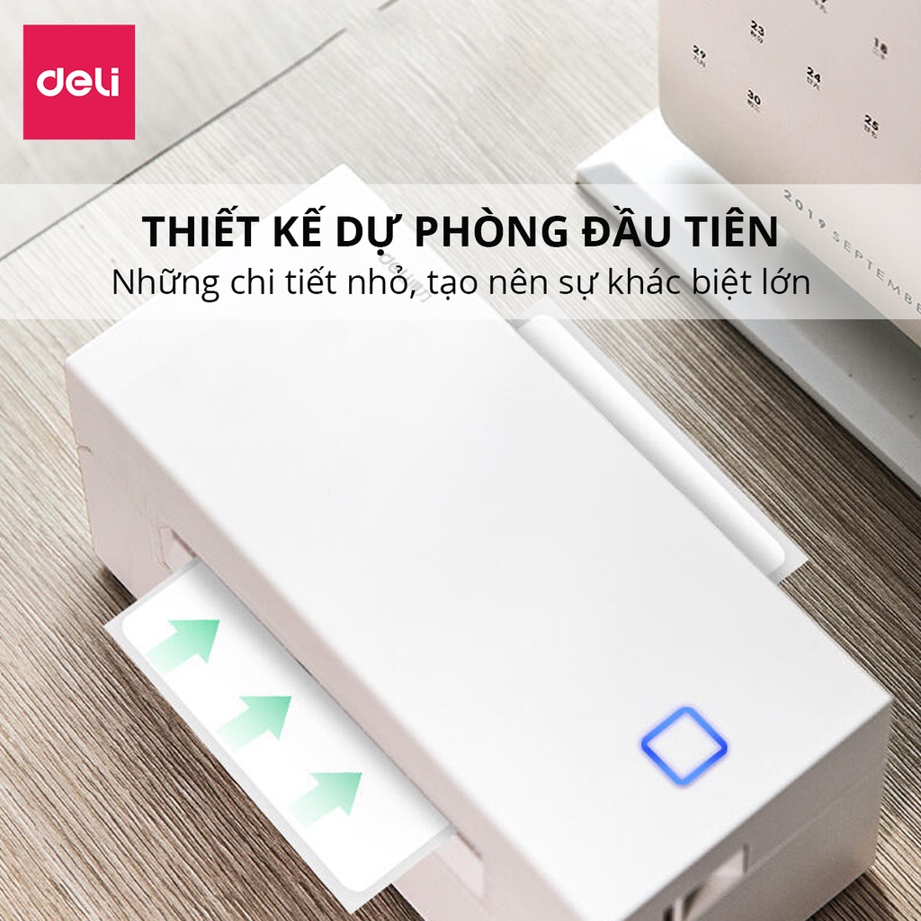 Máy In Đơn Hàng Khổ A6/A7 Hóa Đơn Chuyên Dùng Tmđt Deli -1 Đơn Mỗi Giây - Phụ Kiện Máy In - DL760 DL770 - Hàng Chính Hãng