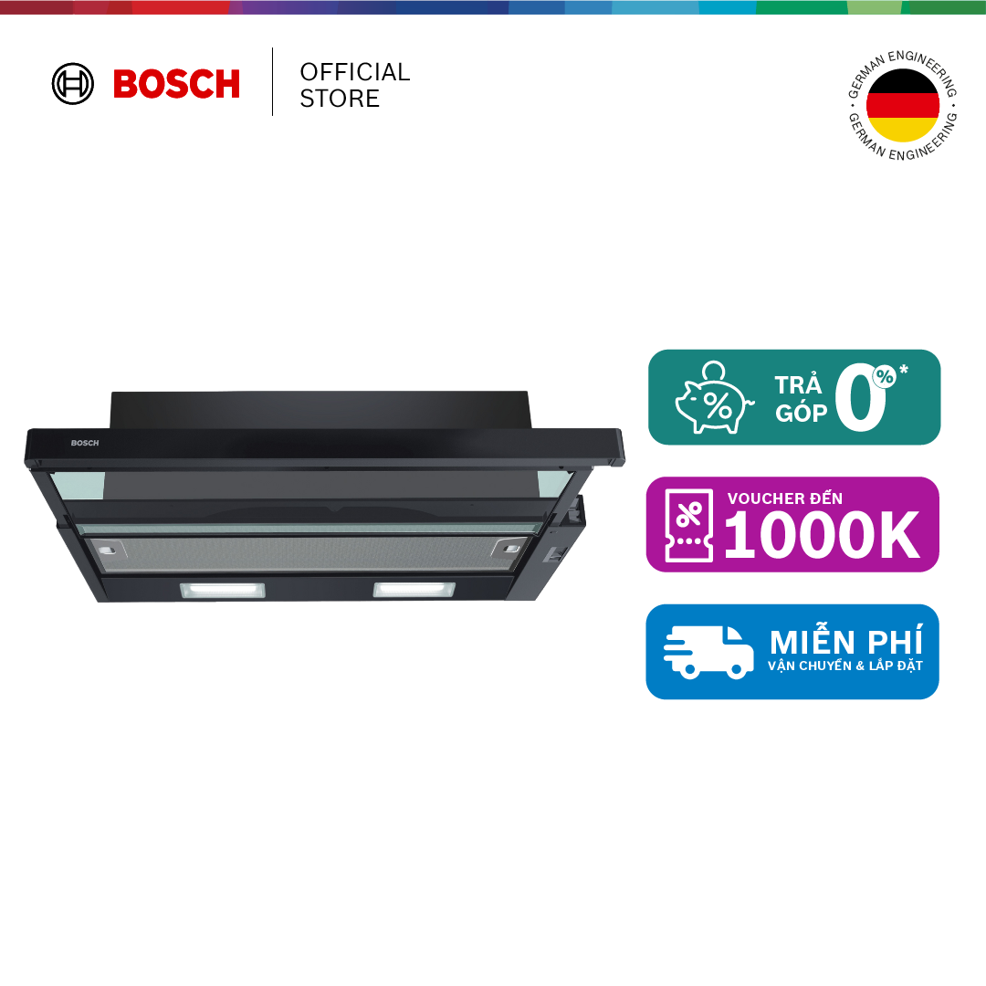 Máy hút mùi âm tủ Bosch DFT63CA61B - Series 2 (60cm) - Hàng chính hãng