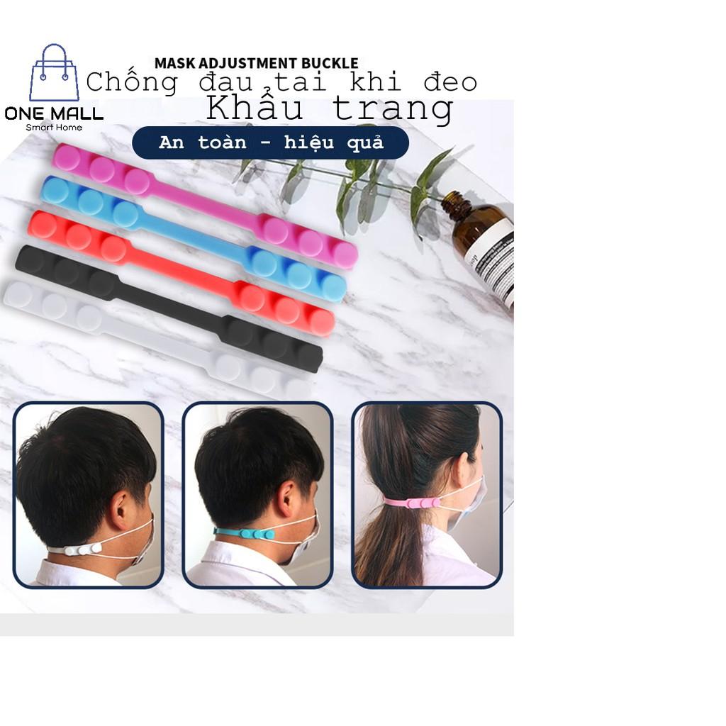 SILICONE MỀM. Đai đeo khẩu trang chống đau tai.