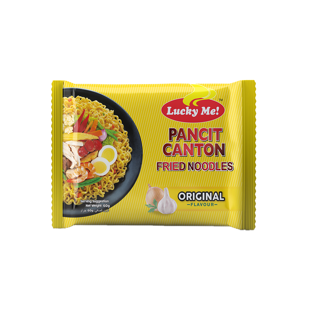 Lốc 6 gói mì xào Pancit Canton hương vị truyền thống Lucky Me 60g