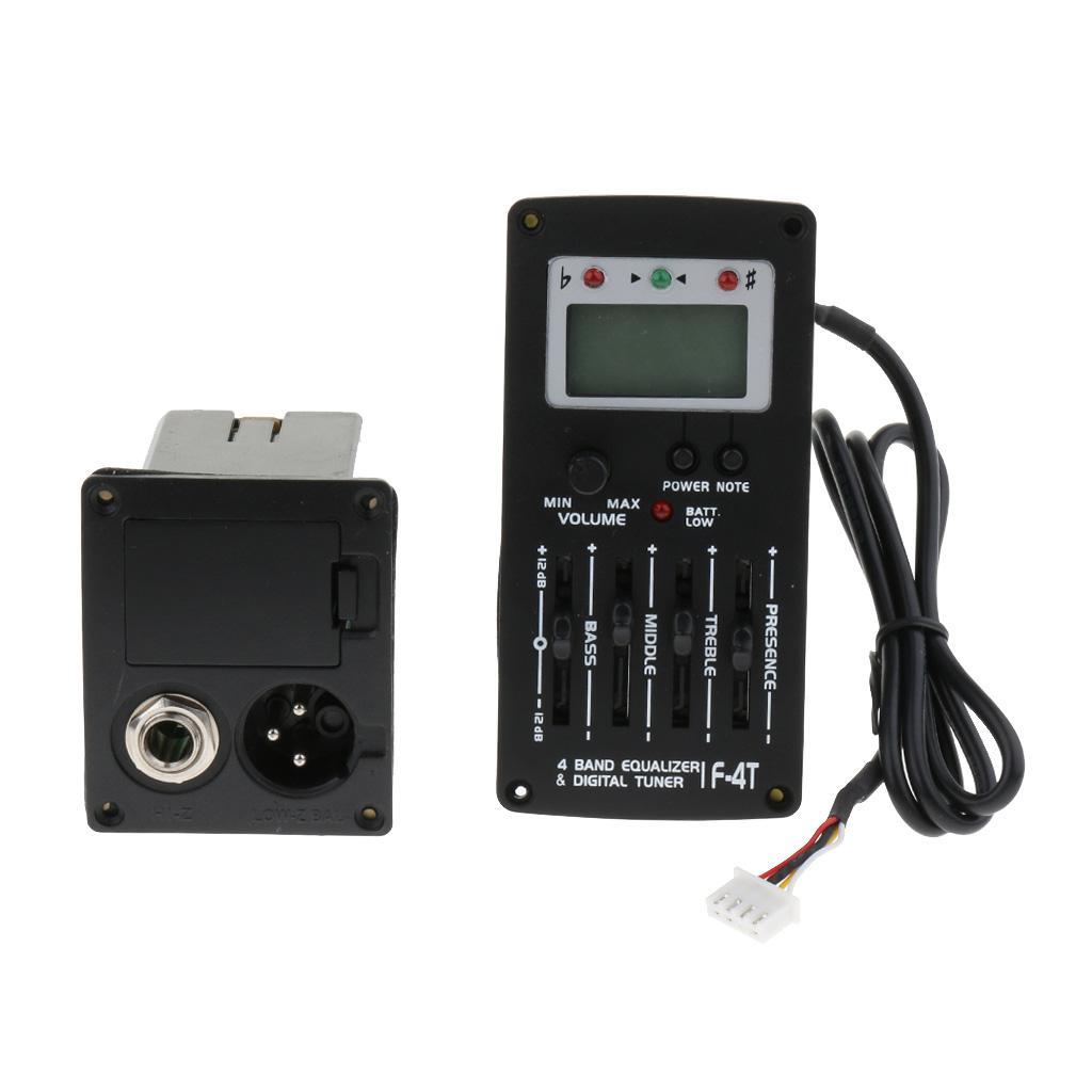 Acoustic Guitar EQ Preamp Pickup with Volume Control for Guitar Parts