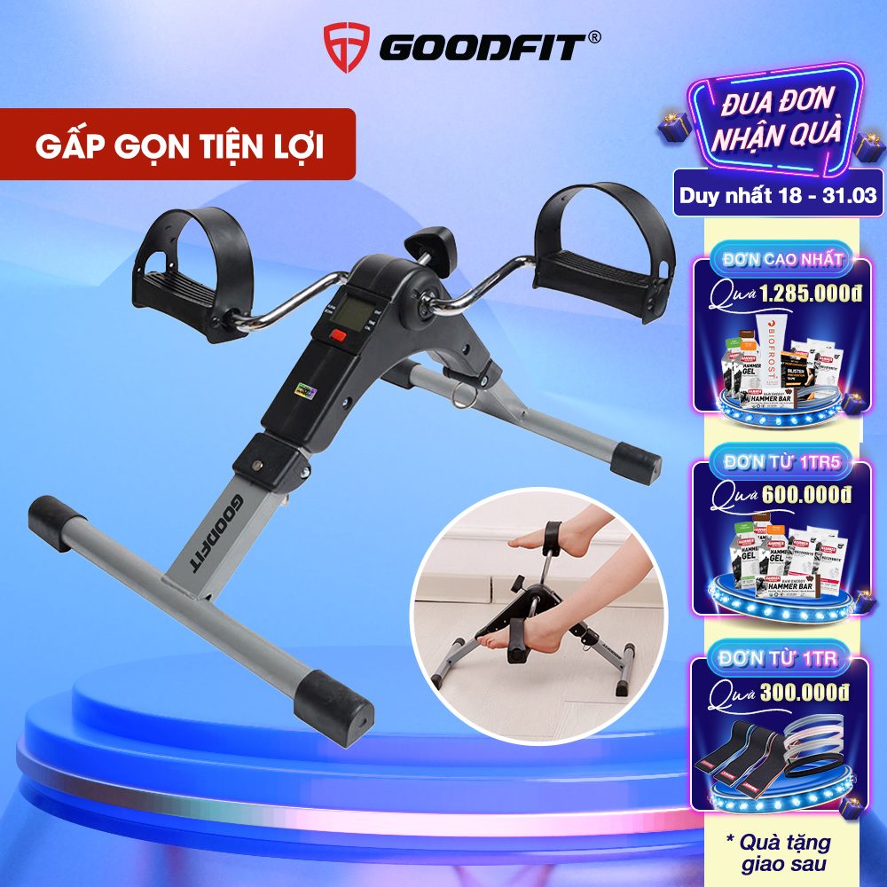 Xe đạp thể thao, xe đạp gấp gọn người lớn GoodFit tùy chỉnh độ nặng, tập thể dục tại nhà GF002MB