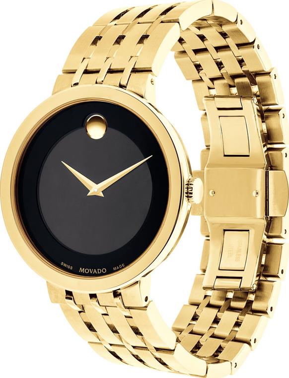 Đồng Hồ Nam Dây Kim Loại Movado 0607059 (39mm) - Vàng