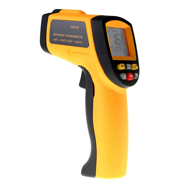 Thiết bị đo nhiệt độ bề mặt bên ngoài môi trường GM700 bằng tia laser cảm biến đa năng, độ chính xác cao