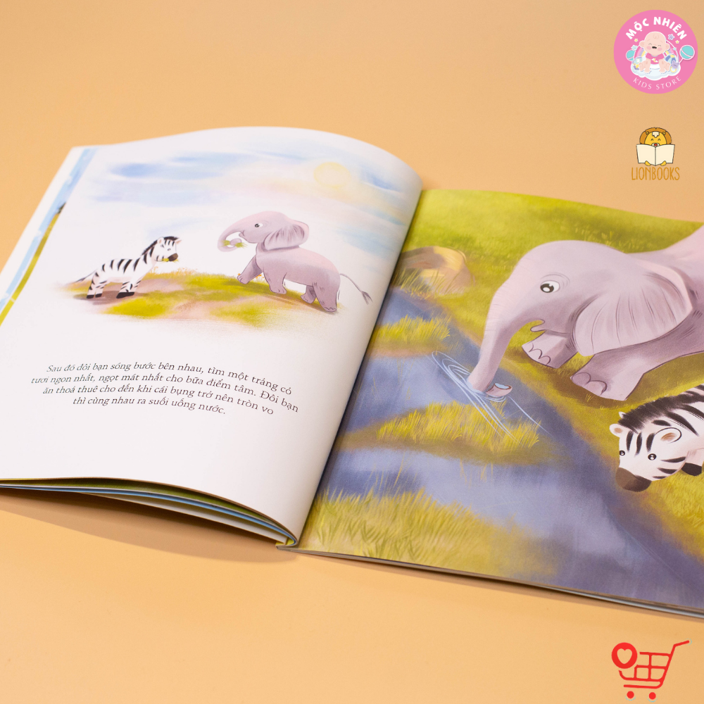 Truyện Kể Cho Bé Trước Giờ Đi Ngủ - Khói Và Xám (Cuốn sách hóm hỉnh về tình bạn, tặng 1 sticker nhân vật) - LionBooks