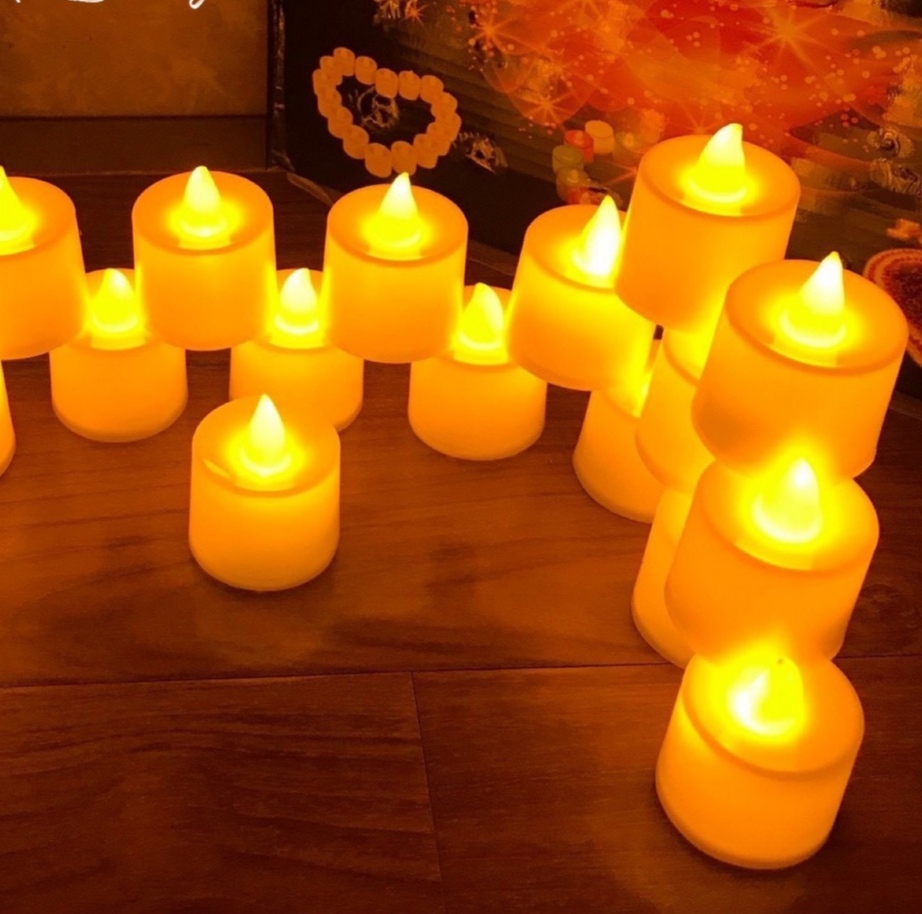 Nến điện tử LED mini decor, trang trí nhà cửa, giáng sinh