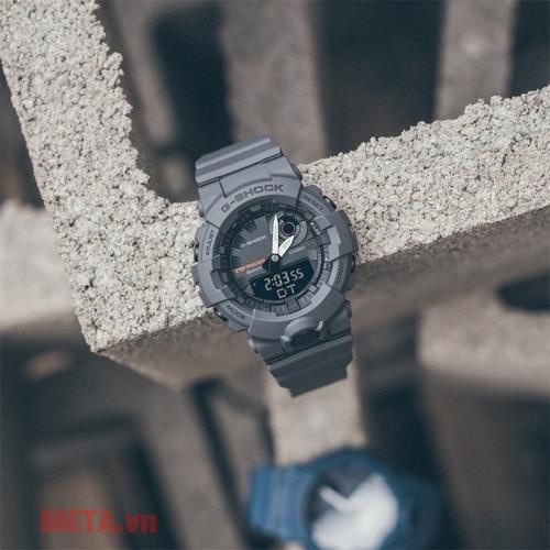 Đồng Hồ Nam Dây Nhựa Casio G-Shock GBA-800-8A Bluetooth - Đếm Bước Chân - Đo Lượng Kcalo Đã Đốt