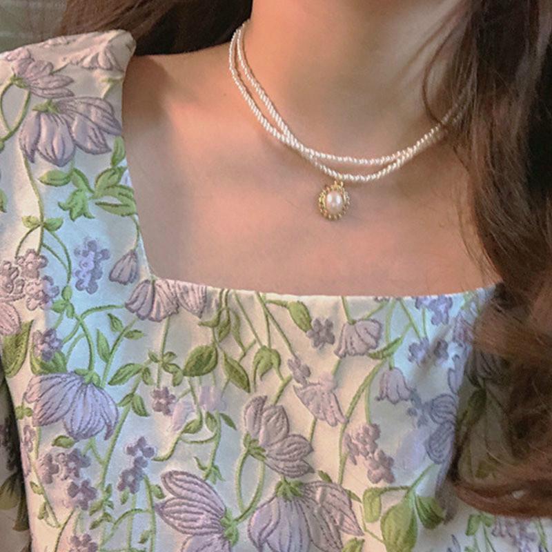 Vòng Cổ Choker Hai Lớp Phong Cách Cổ Điển Thời Trang