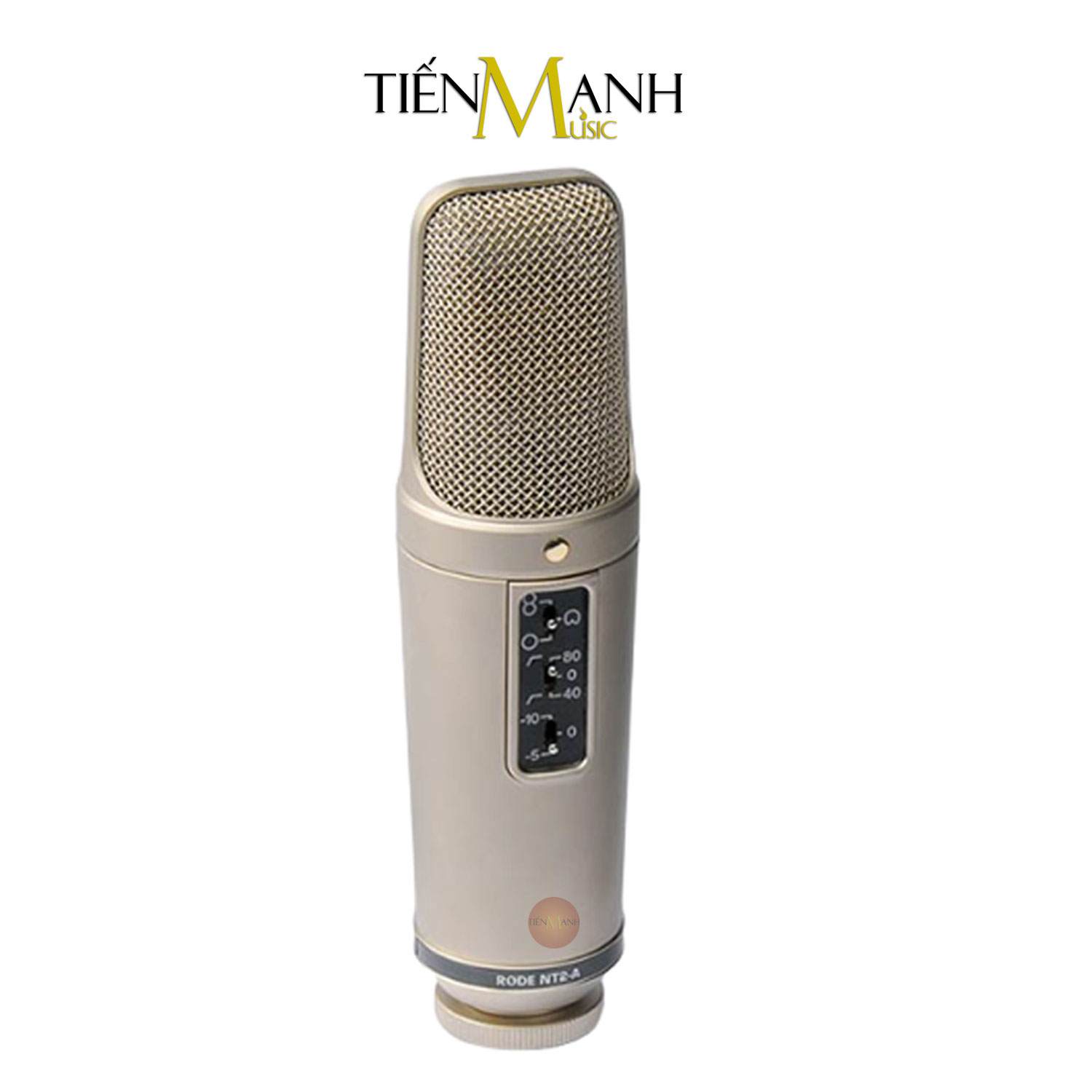 Micro Rode NT2-A Mic Thu Âm Condenser Livestream Phòng Thu Studio Chuyên Nghiệp NT2 Microphone 3 Hướng Thu NT2A Hàng Chính Hãng - Kèm Móng Gẩy DreamMaker