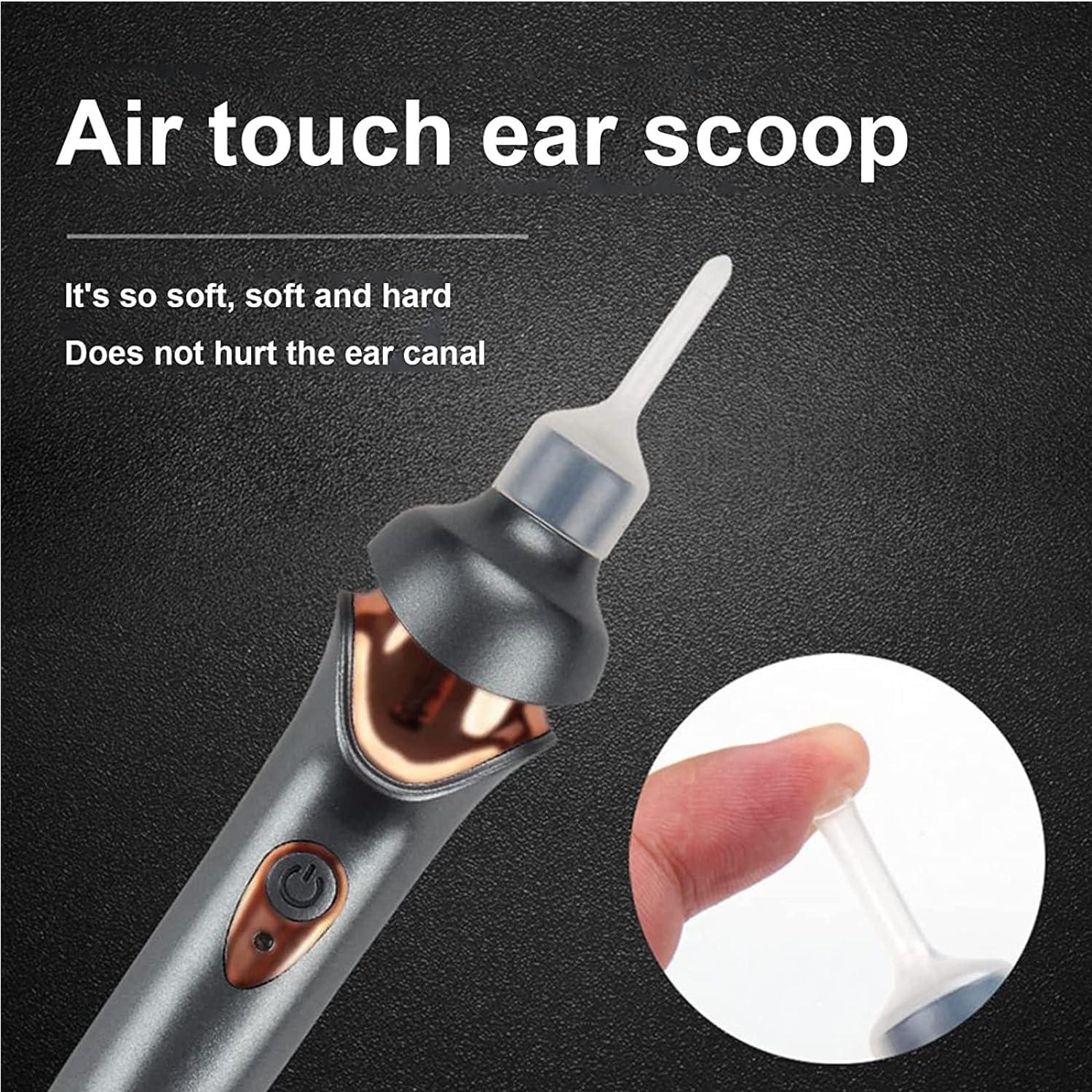 Dụng cụ hút tai chân không bằng điện, Dụng cụ làm sạch không đau, Dụng cụ làm sạch tai cho trẻ em và người lớn, Bộ dụng cụ làm sạch ráy tai để đào ráy tai