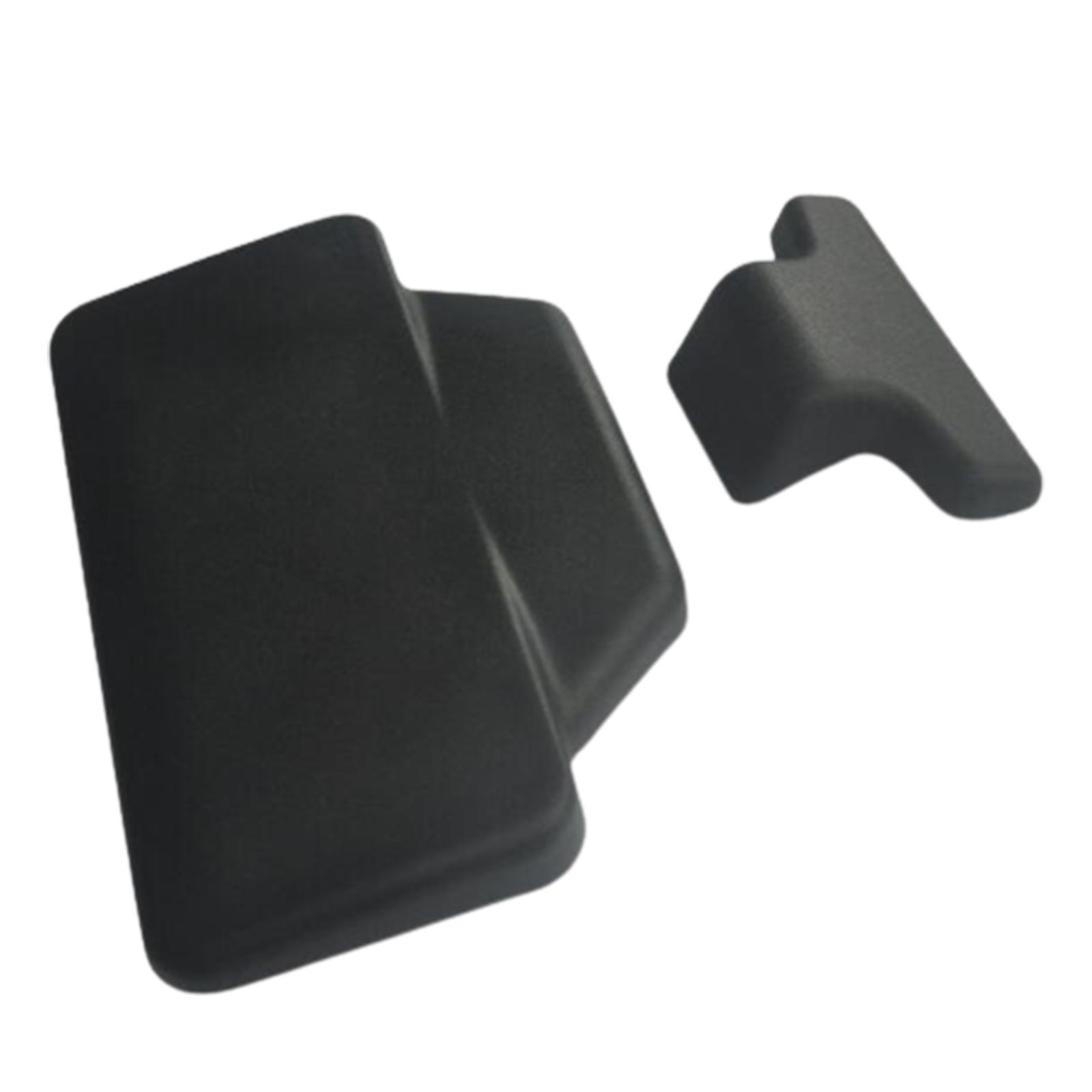 Motorcycle Rear Saddlebag Trunk Pad Cushion Accessories Easily Install Black