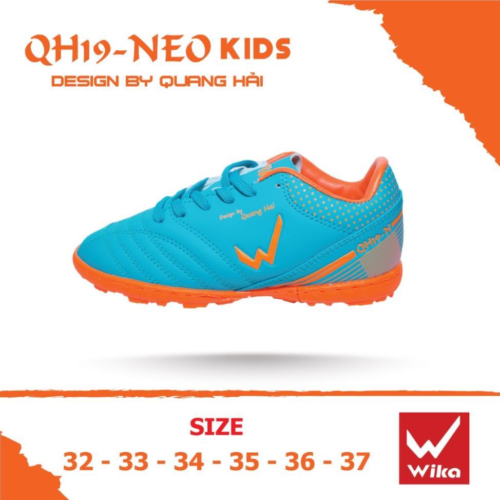 Free Ship - Giày đá bóng trẻ em Wika QH19 NEO KID chính hãng chất liệu da Microfiber cao cấp, mềm mại 2020-12 KID