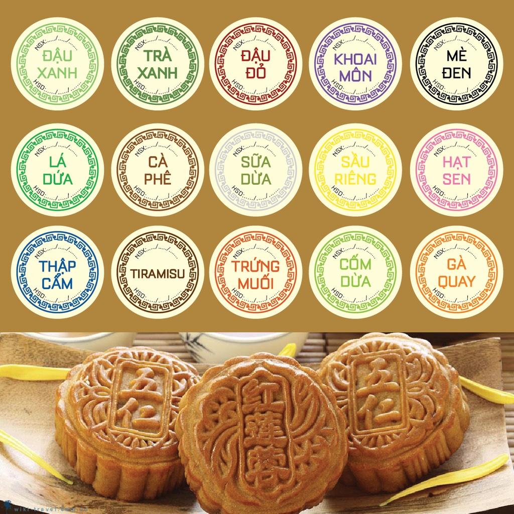 100 Tem dán bánh trung thu 3cm mẫu 8