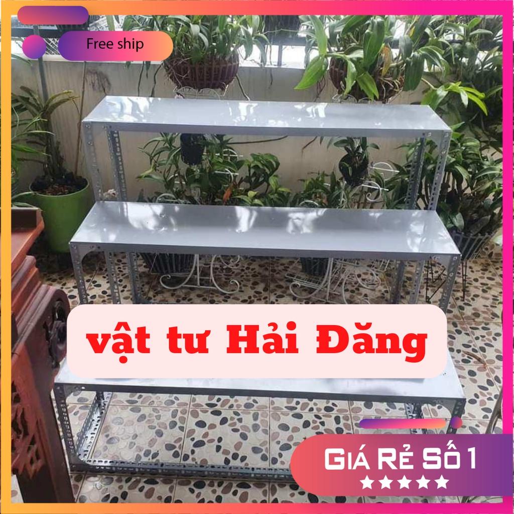 ( Mâm sắt R30cm )kệ bậc thang 3 tầng sắt v lỗ sắt V4,kệ sắt mâm v lỗ 3 tầng đa năng,kệ bậc thang nhiều kích thước