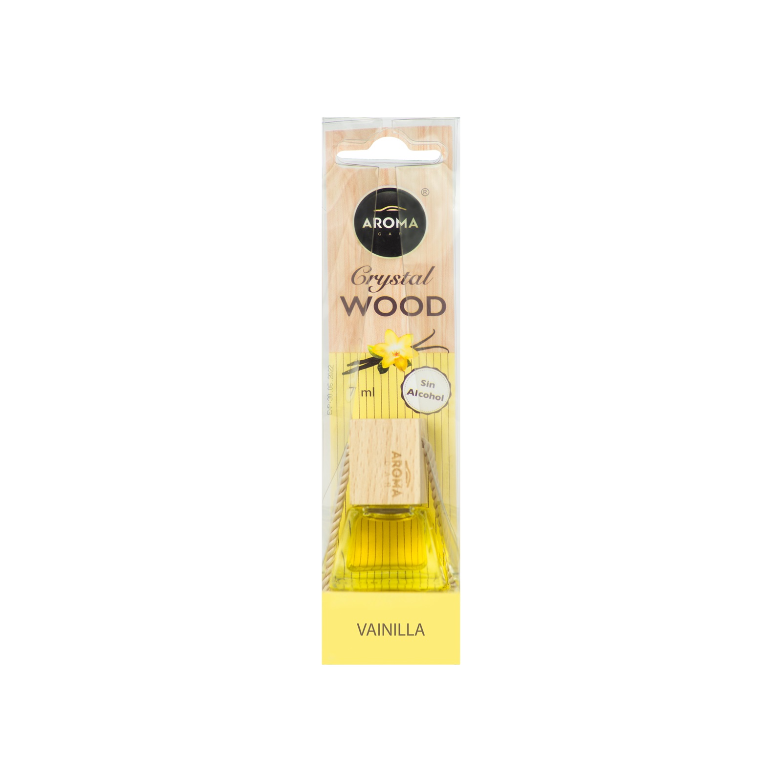 Tinh dầu treo  ô tô Aroma Car Crystal Wood 7ml - Vanilla (hương Vani)