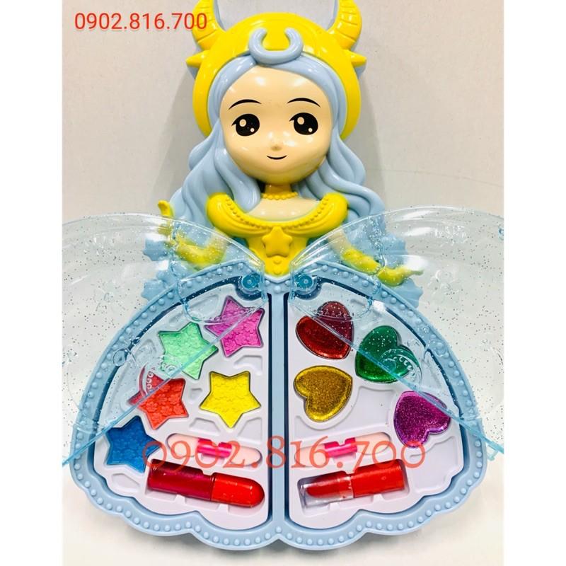 Hộp đồ chơi trang điểm thật cho bé hình búp bê Elsa nữ hoàng băng giá Frozen 30088