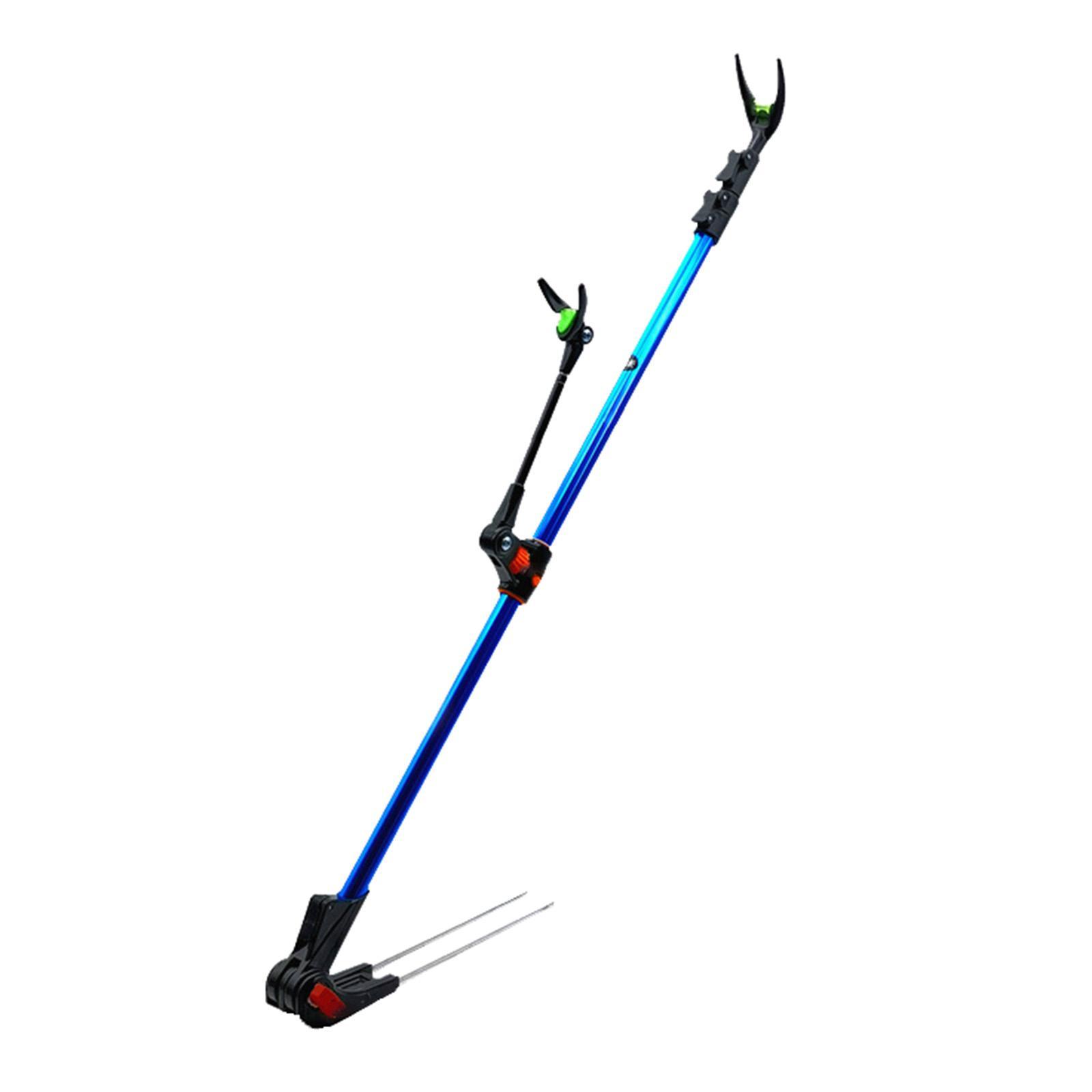 Telescopic Fishing Rod Holder Pole Stand Bracket Support with Ground Stake