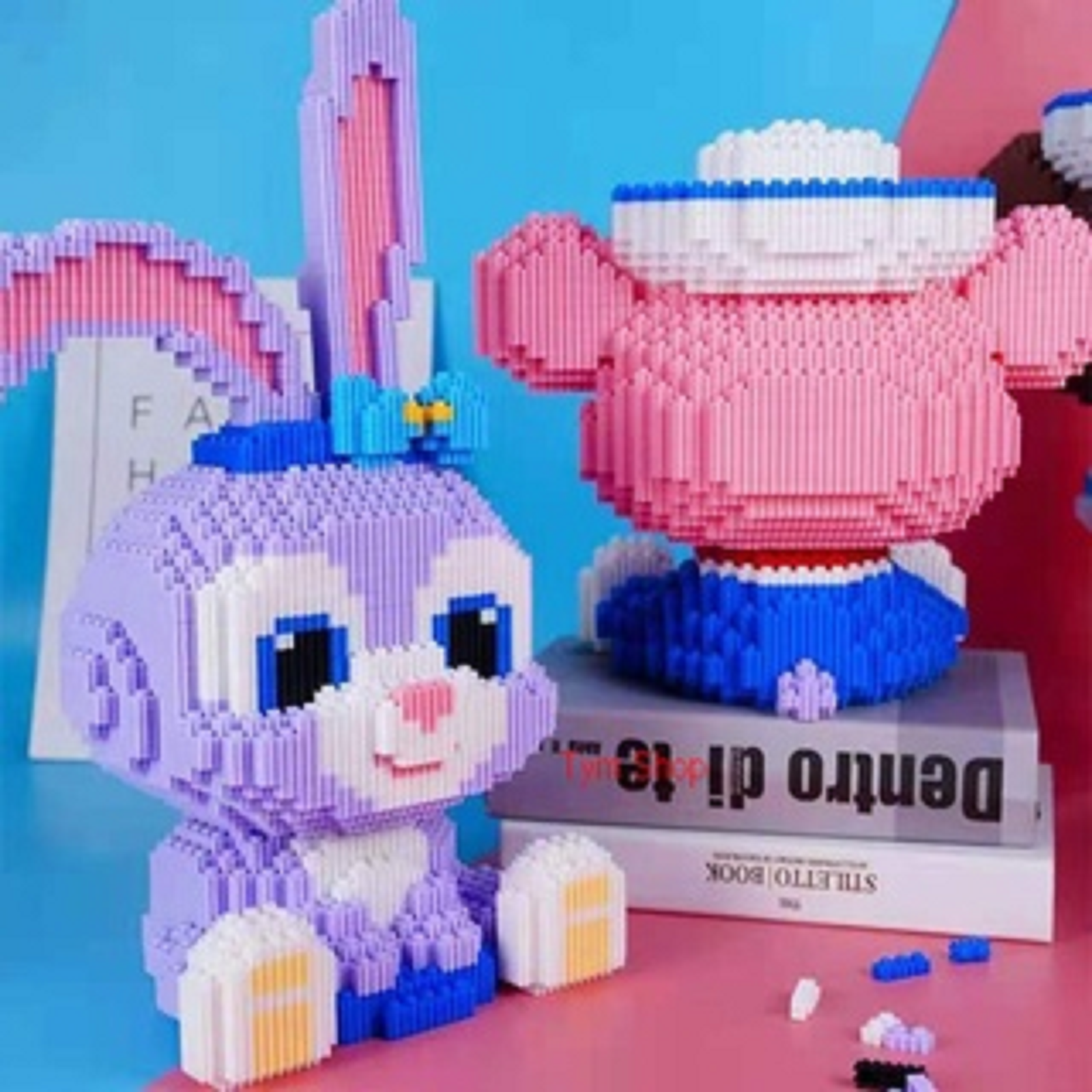 Mô hình 3D con thỏ mô hình lắp ghép đồ chơi xếp hình quà tặng trang trí hình ngộ nghĩnh đáng yêu cho bé LEE Kids