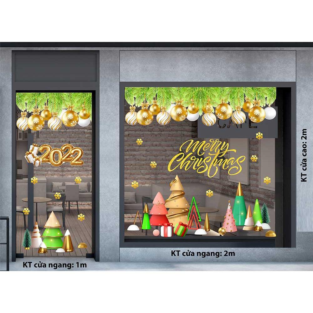 DECAL TRANG TRÍ GIÁNG SINH NOEL SỐ 123