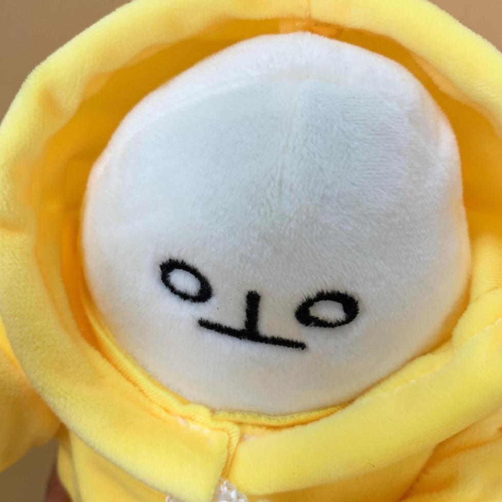Người Chuối Gấu Nhồi Bông Trầm Cảm-Banana Man Bông Cô Đơn Tạo Nhiều Kiểu Dáng kích cỡ 18~40cm